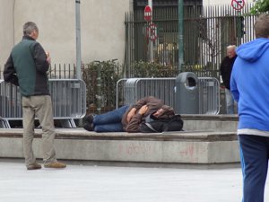 Wolfe Tone Park (Square) popular with drunks.