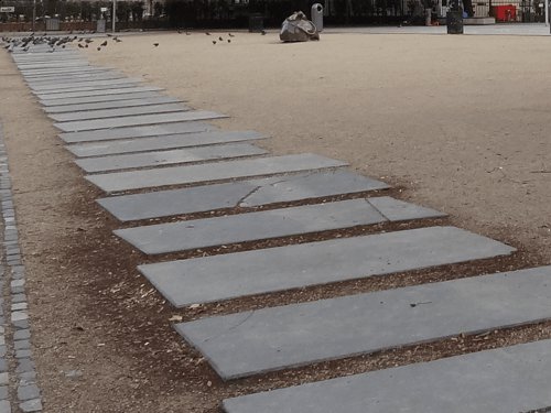 Dublin City Council vandalise tombstones in Wolfe Tone Park (Square)